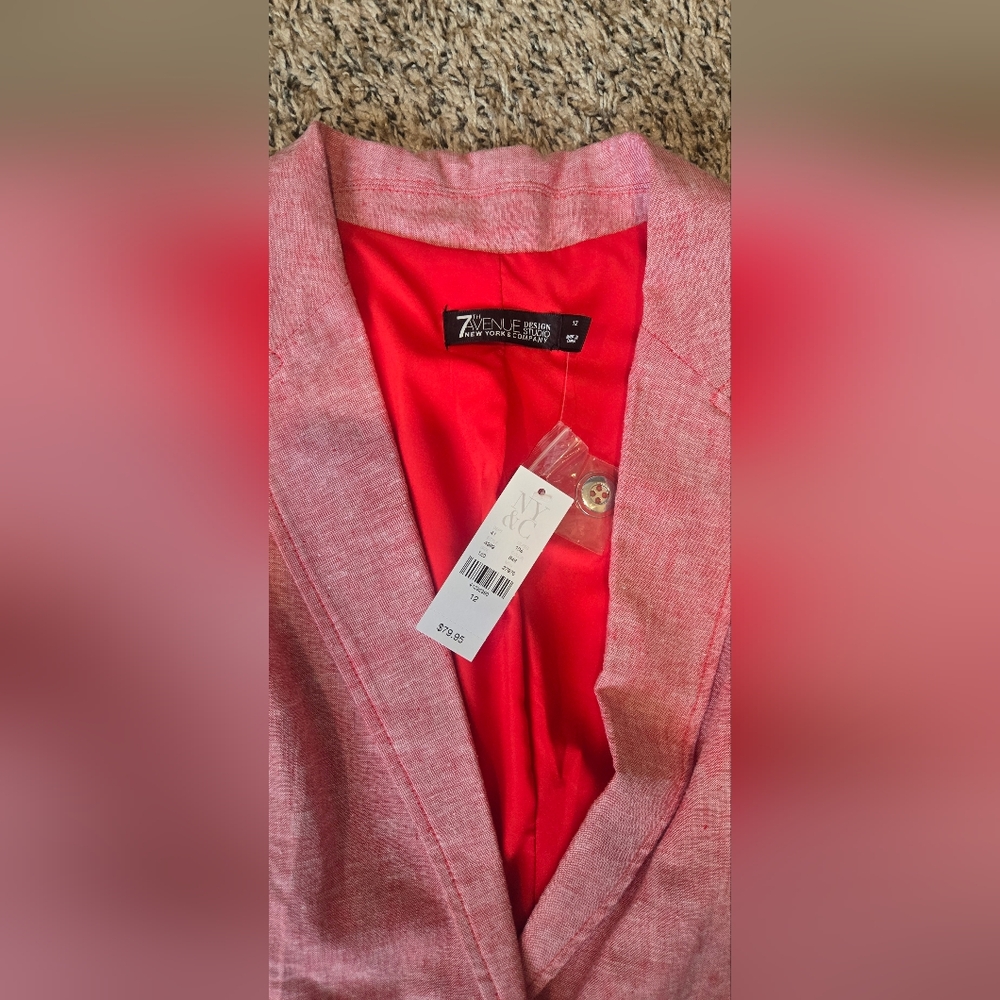 New York & Company casual blazer size 12 - Picture 2 of 4